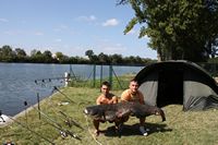 Photo silure peché à Lagrave sur Tarn au gite de peche Les Carpistes