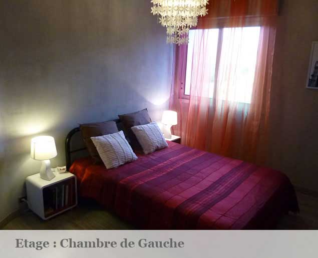 photo chambre etage gauche du gite de peche les carpistes